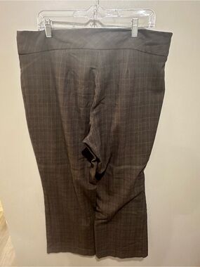 Covington Woman’s Dark Brown Plaid Dress Pants